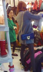 Chinese women in public