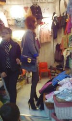 Chinese women in public