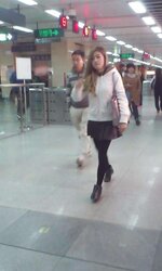 Chinese women in public
