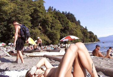 Bare Wives In The Beach