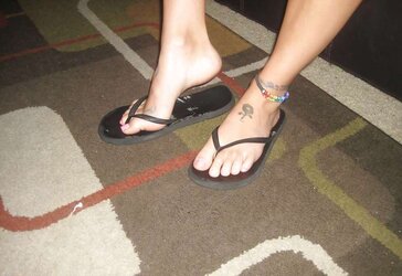 Worn High-Heeled Slippers For Sale