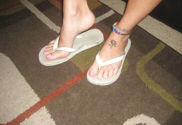 Worn High-Heeled Slippers For Sale