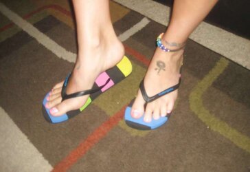 Worn High-Heeled Slippers For Sale