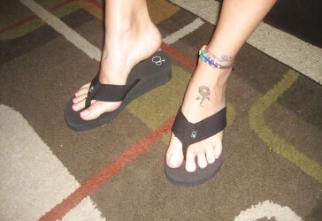 Worn High-Heeled Slippers For Sale