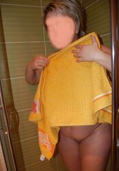 My wifey in tub