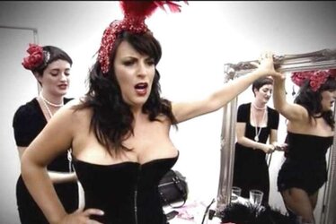 Honeys on the television-Anna Richardson.