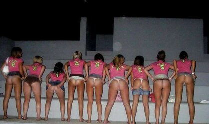 Nymphs MOONING displaying That Butt