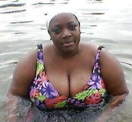 Bikini swimsuit brassiere plumper mature clad teenager immense knockers