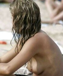 Luxurious Knockers Caught on Beach two by Voyeur TROC