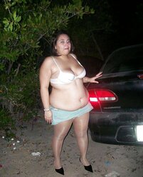 Mexican puta in tights