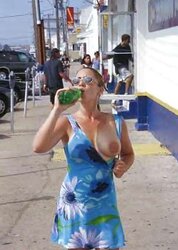 Just one boobie