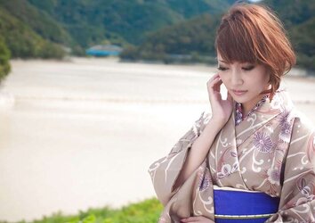 Kimono Japanese Teenager Kirara Asuka