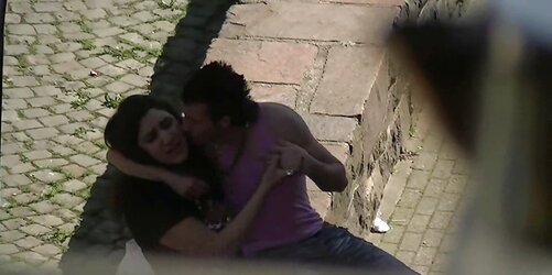 Pawing filmed from my window