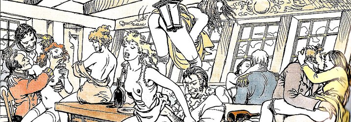 Erotic Comic Art two - MANARA (two) - Combined Pictures