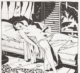 Erotic Comic Art two - MANARA (two) - Combined Pictures