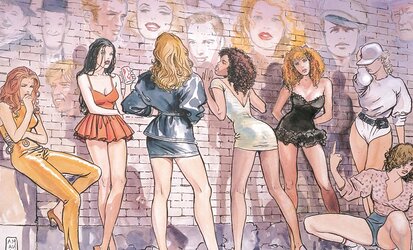 Erotic Comic Art two - MANARA (two) - Combined Pictures