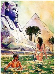 Erotic Comic Art two - MANARA (two) - Combined Pictures