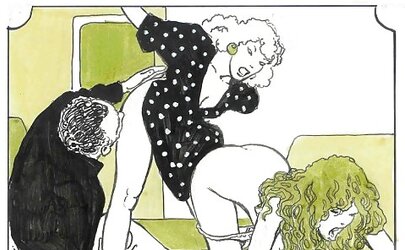 Erotic Comic Art two - MANARA (two) - Combined Pictures