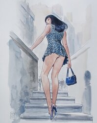 Erotic Comic Art two - MANARA (two) - Combined Pictures