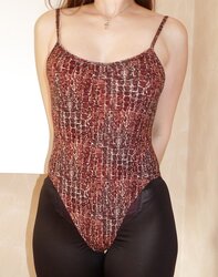 Wifes bathing suit gimp outfit leotard bathing suit