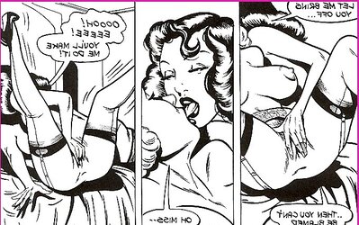 Vintage erotic drawings lezzies