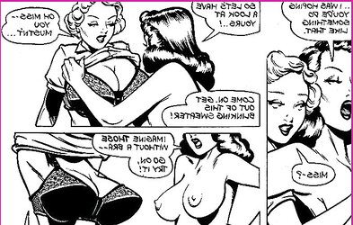 Vintage erotic drawings lezzies