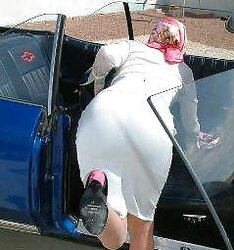 Hijab culo voyeur