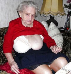 Grandma upskirt
