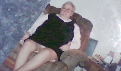 Grandma upskirt