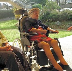 Grandma upskirt