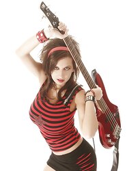Guitar Chick With Giant Boobs - Jana Defi AKA Maria Swan - Infrequent