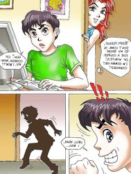 Mom and not her son comic