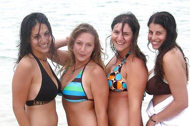 Bikinis bathing suits hooter-slings plumper mature clad teenager immense large
