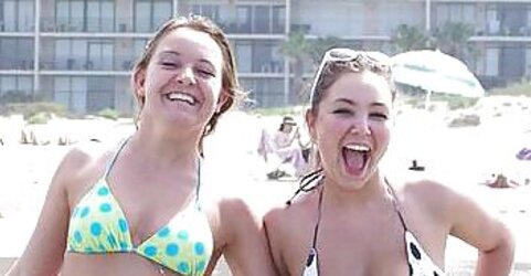 Bikinis bathing suits hooter-slings plumper mature clad teenager immense large