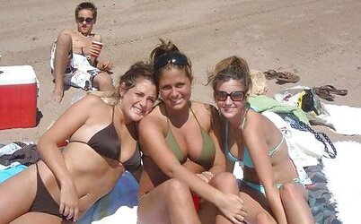 Bikinis bathing suits hooter-slings plumper mature clad teenager immense large