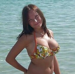 Bikinis bathing suits hooter-slings plumper mature clad teenager immense large