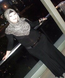 Hijab backside voyeur