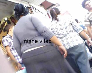 Hijab backside voyeur