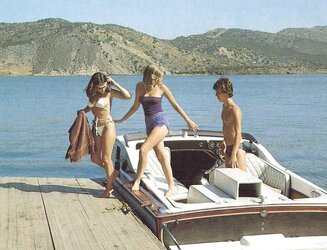 Shauna Grant in activity on a boat