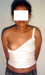 Indian wifey lurks her face