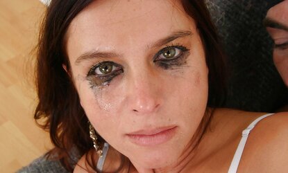 Magda Pollack aggressively throat and bum-fucked