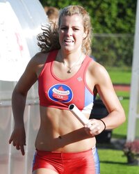 Sport femmes, pliable, upskirt and ooops