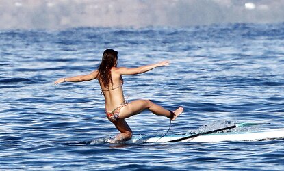 Alex Morgan bathing suit in Hawaii