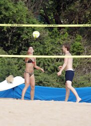 Alex Morgan bathing suit in Hawaii