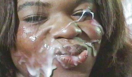 TODAY...EBONY FACIAL CUMSHOT DAY