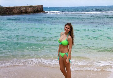 Huge-Boobed teenager Claire
