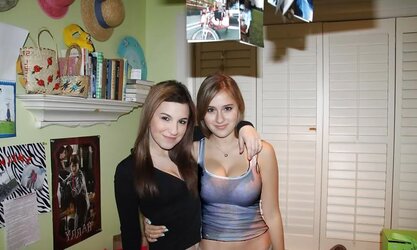 Huge-Boobed teenager Claire