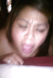ASIAN GAL TRAN FELLATES MY LARGE DARK-HUED ROD