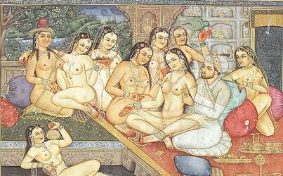Drawn Ero and Porn Art 1 - Indian Miniatures Mughal Period