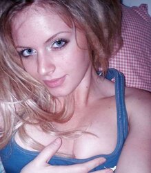 Blue witnessed platinum-blonde HAWT !!